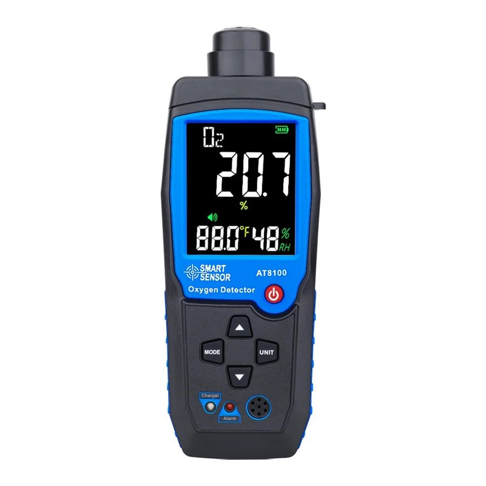 Handheld draagbare zuurstof O2 gasdetector