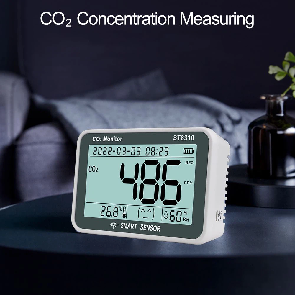 Chili bestelde 40pcs van digitale kooldioxide monitor luchtkwaliteit detector...