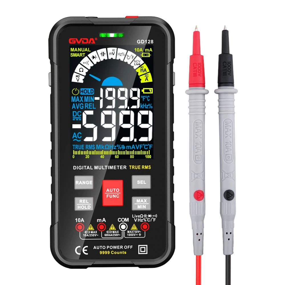 Tsjechische klant 200pcs best verkopende digitale multimeter met NCV / Live /...