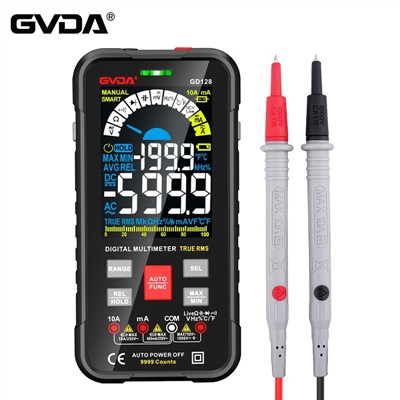 De methode van een digitale multimeter om te meten of de draad lekt