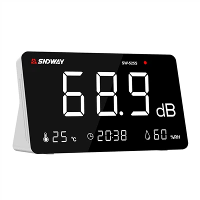 Introduceer een nieuwe SNDway Digital 4 in 1 geluidsniveau ruismeter decibelm...