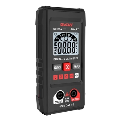 Welke sonde van de pointer-multimeter moet bij het meten van de gelijkspannin...