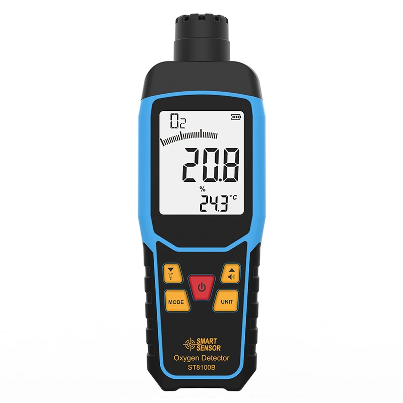 Draagbare zuurstofgasdetector van 0 ~ 30% vol